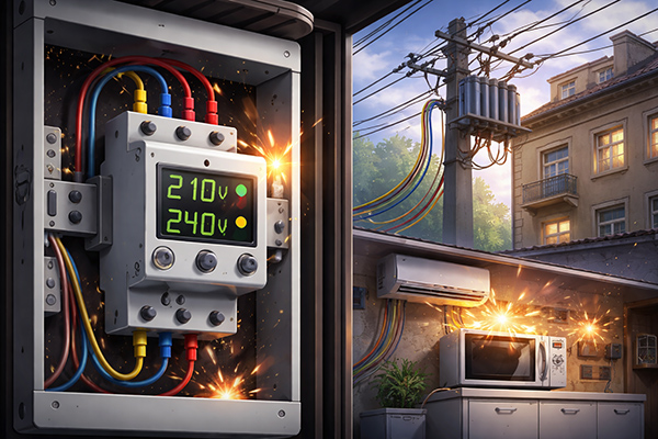 однофазні реле мережа 3×220 В